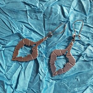 Silver Leaf Earrings